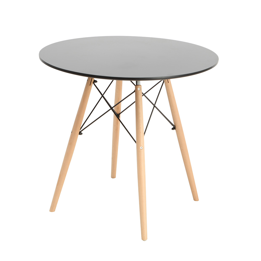 Mesa de comedor negra Salina