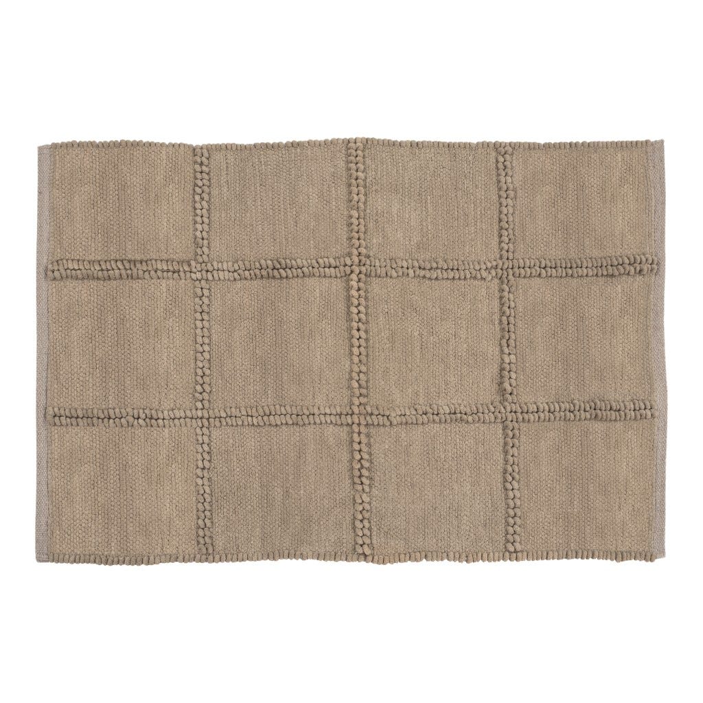 Alfombra Blanco Hueso 60X90Cm