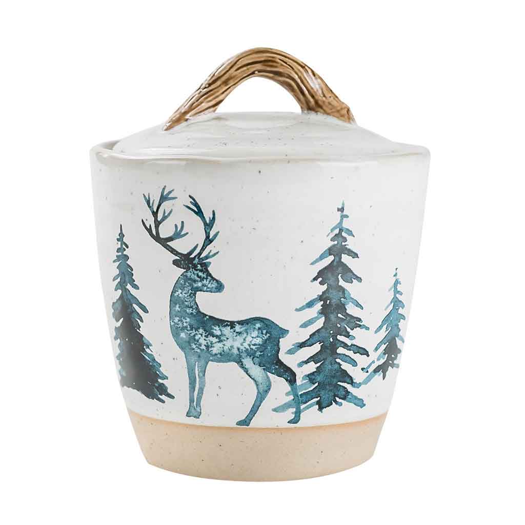 Azucarera con estampado navideño 12cm