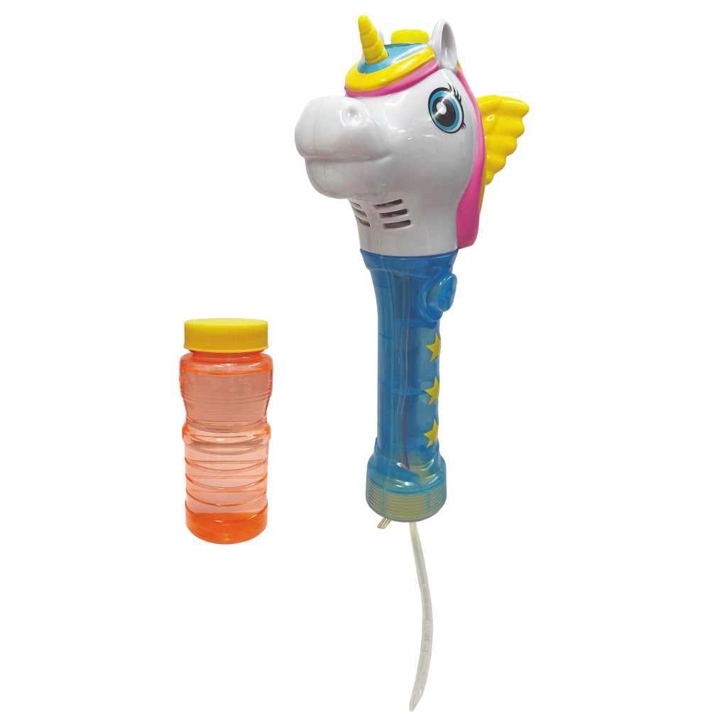 Varita Unicornio Luminosa Con Burbujas 4Oz.