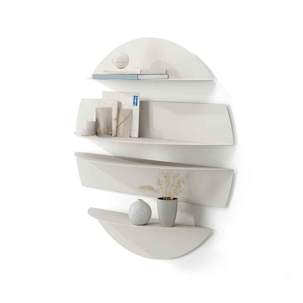 Estante De Pared 4 Pisos 76x19cm