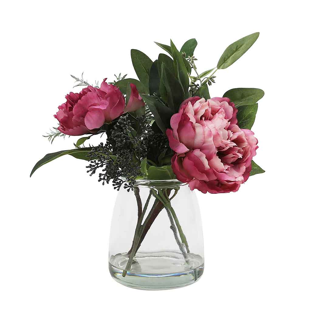 Macetero De Vidrio Para Flores 28cm