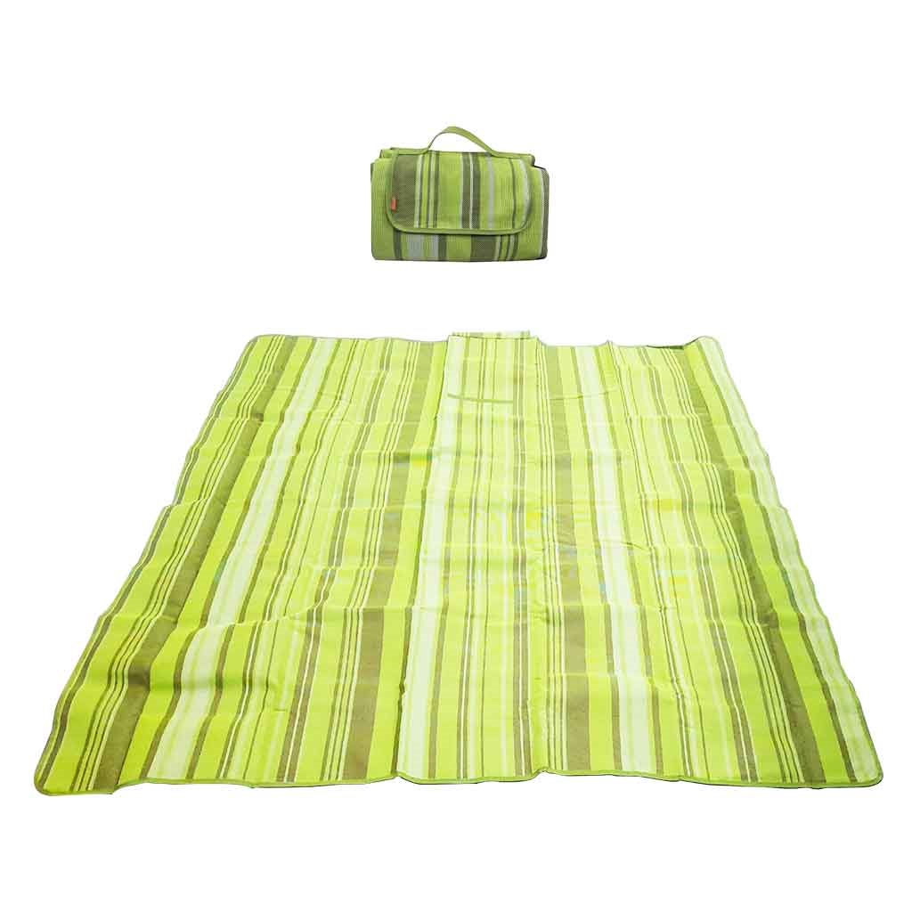 Colchoneta De Playa Con Estampado Verde