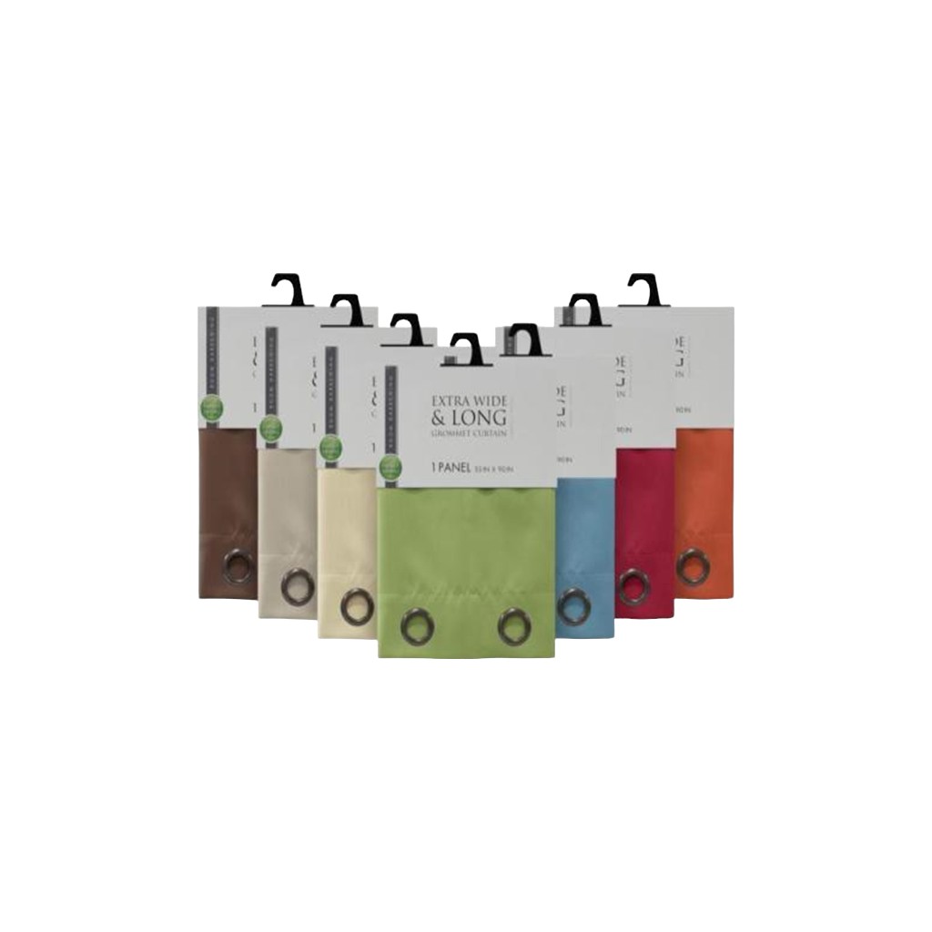 Cortina Azul Opaca Scarlett 127X229Cm