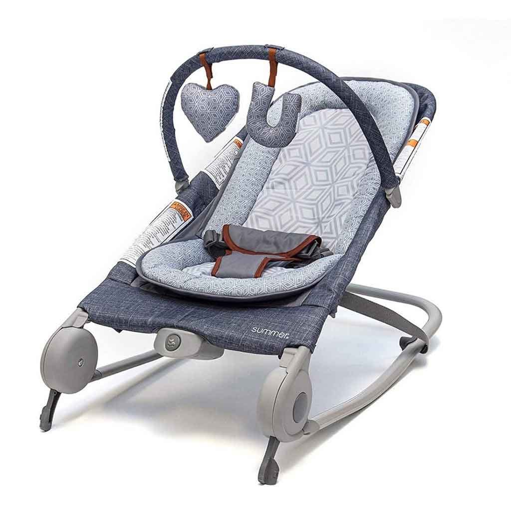 Mecedora De Dúo 2 En 1 Gris Summer Infant