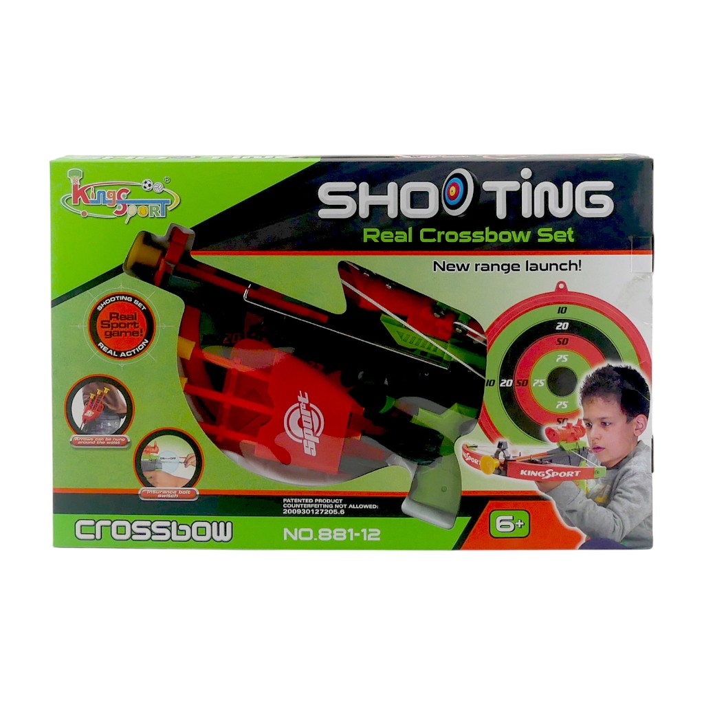 Set Deportivo Infantil De Ballesta Con Diana