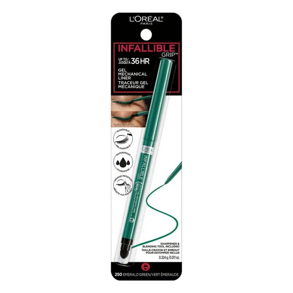 Infallible Grip Mechanical Gel Eyeliner Green