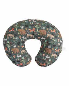Almohada De Lactancia Estampado Animales Del Bosque Verde Boppy