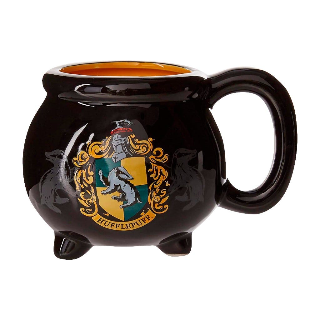 Taza De Caldero 3D Hufflepuff