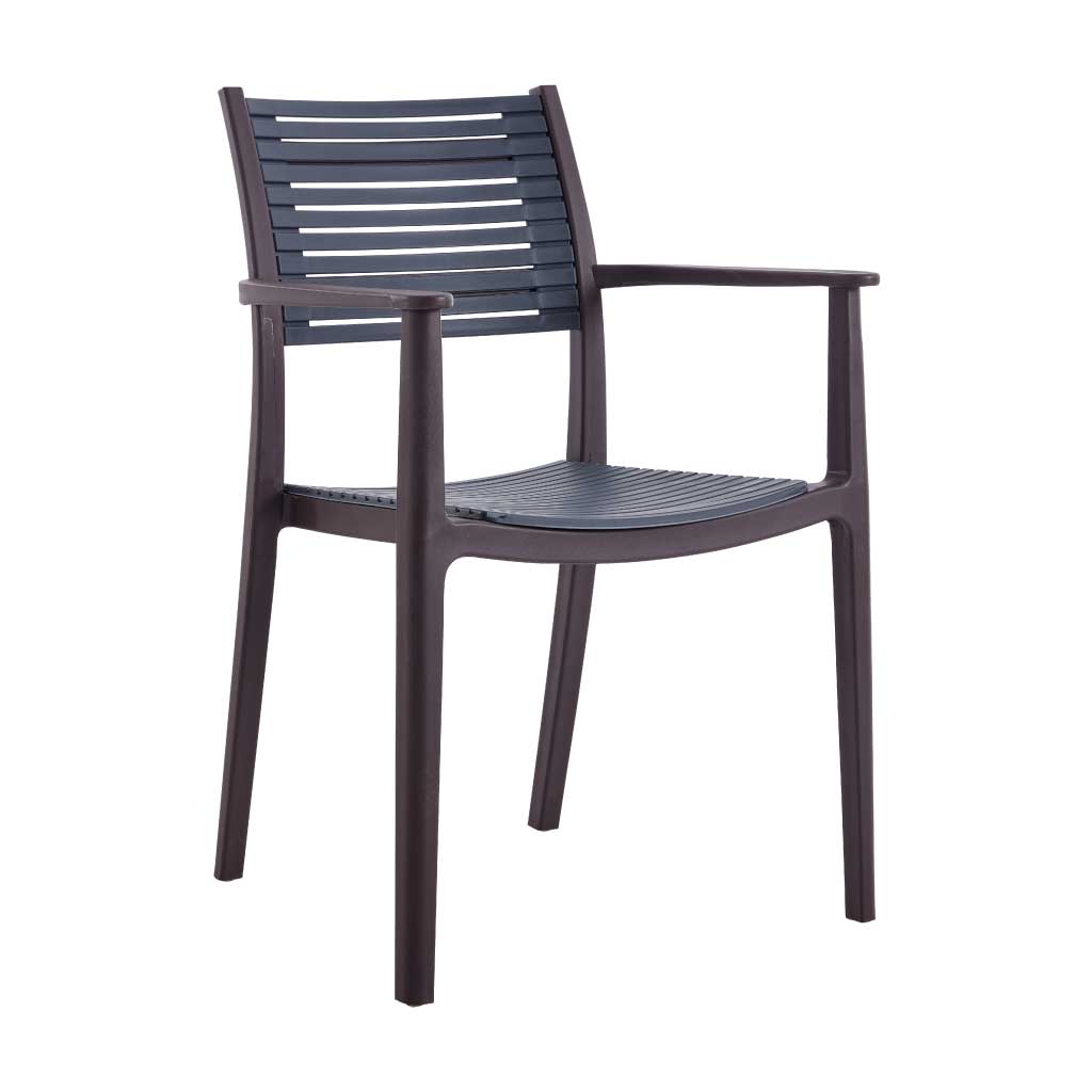 Silla Apilable Miranta gris