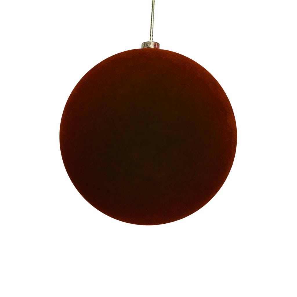 Bambalina Colgante De Terciopelo Rojo 25 Cm