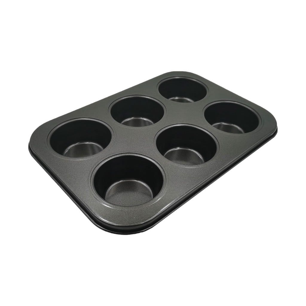 Bandeja Para Muffin Con 6 Espacios 27X19X3Cm