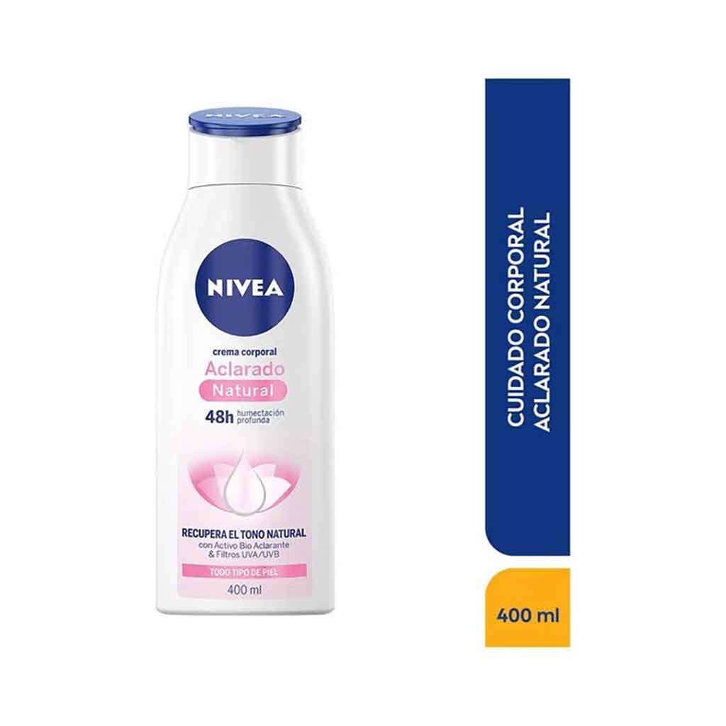 NIVEA BODY ACLARADO NATURAL 400ML