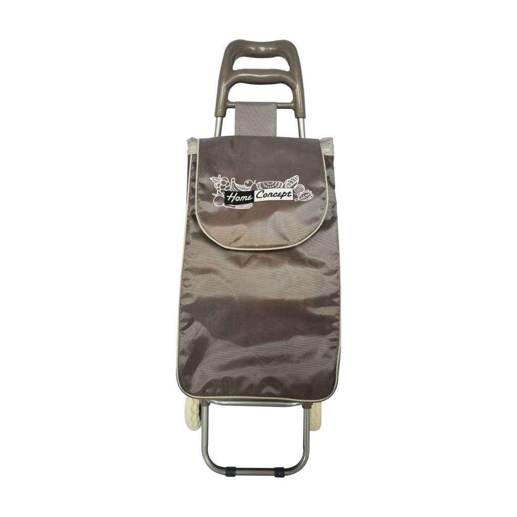 Carrito para mercado plegable gris