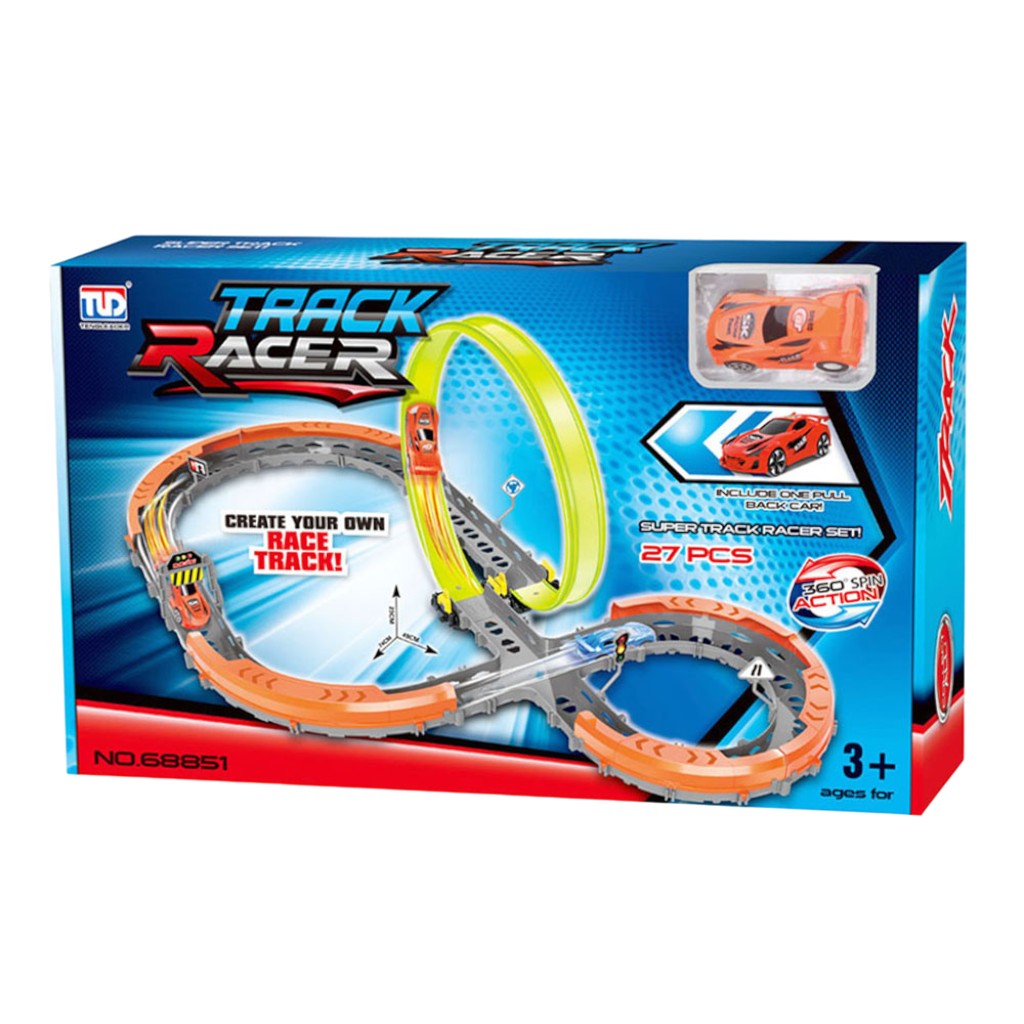 Pista De Corredores Con 1 Coche 27Pzs