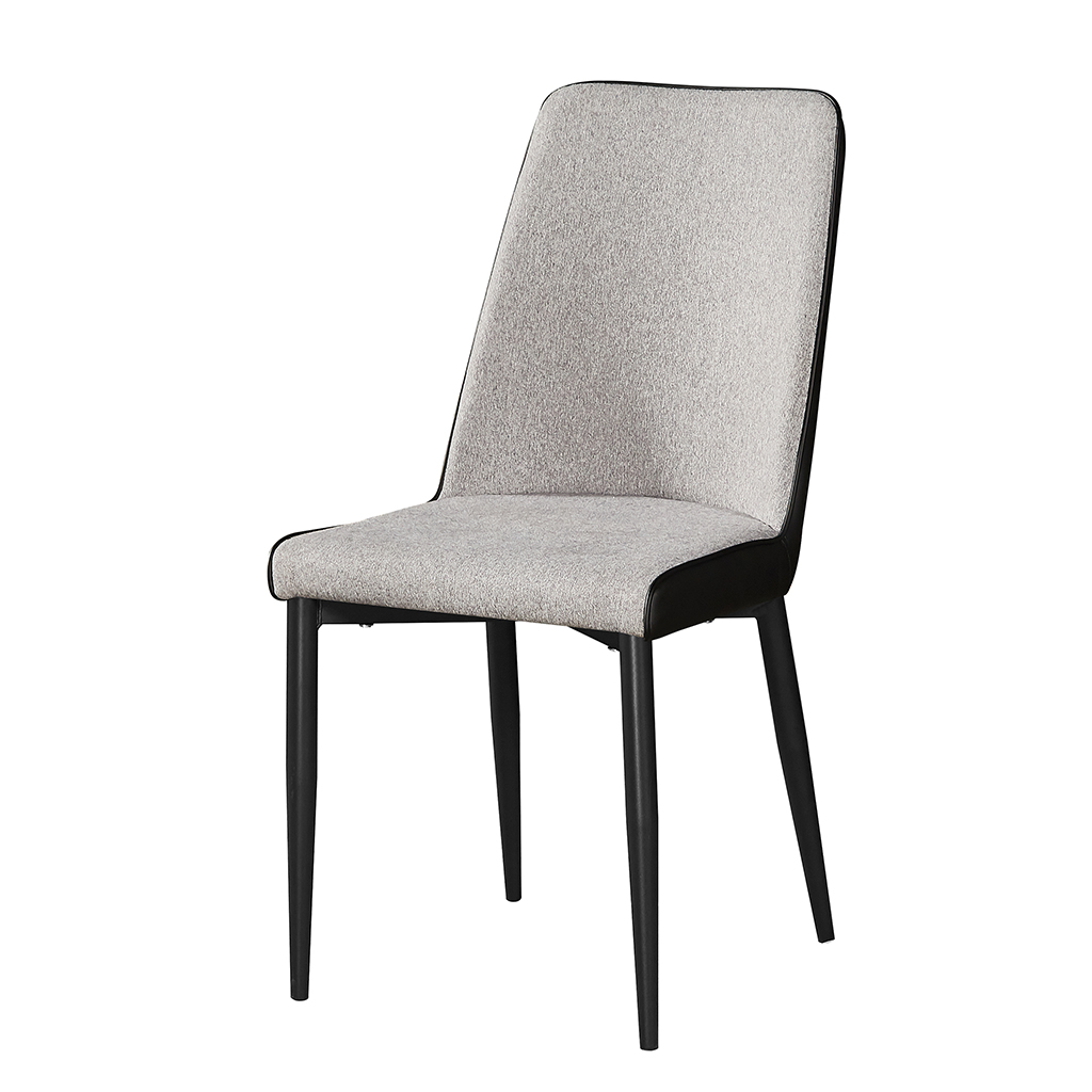 Silla comedor Bonni gris y negro