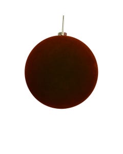 Bambalina Colgante De Terciopelo Color Borgoña 20 Cm