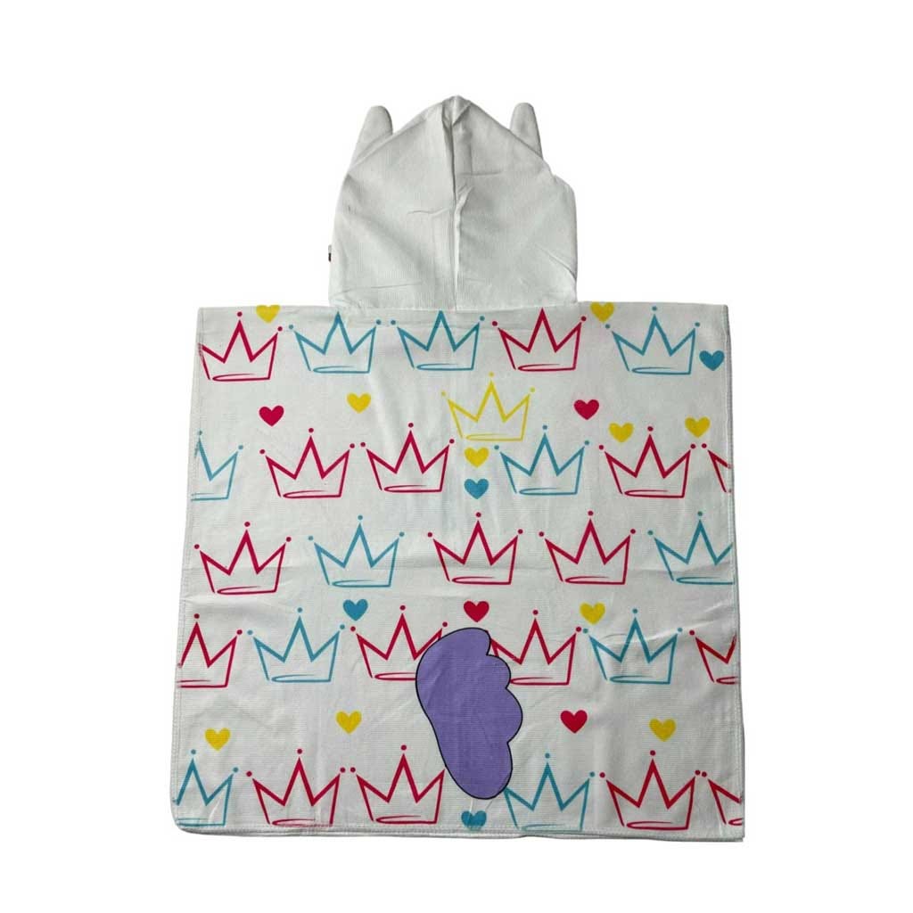 Poncho Para Niños Diseño De Unicornio 60X120Cm
