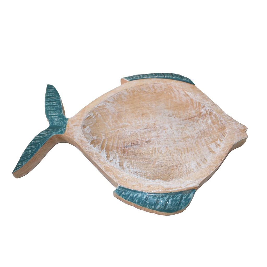 Bandeja Decorativa De Pez 32x25x2cm