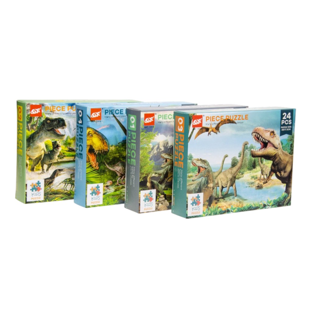 Thylo & Olie Rompecabeza Dinosaurios 24Pzs Surtidos