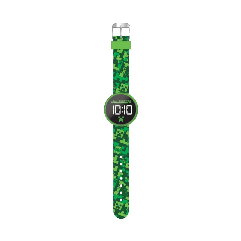 Reloj Led De Minecraft