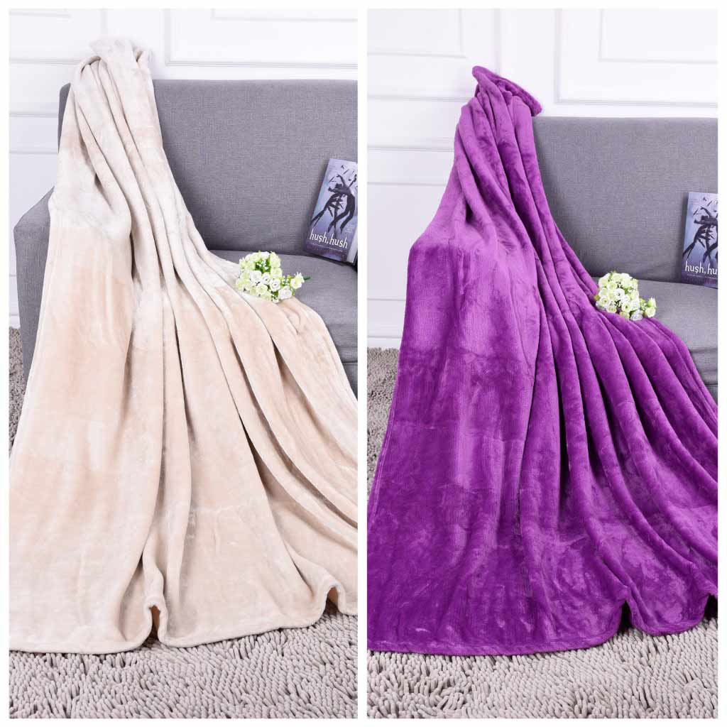 Cobija Coral Fleece Queen 200X220Cm Colores Surtidos