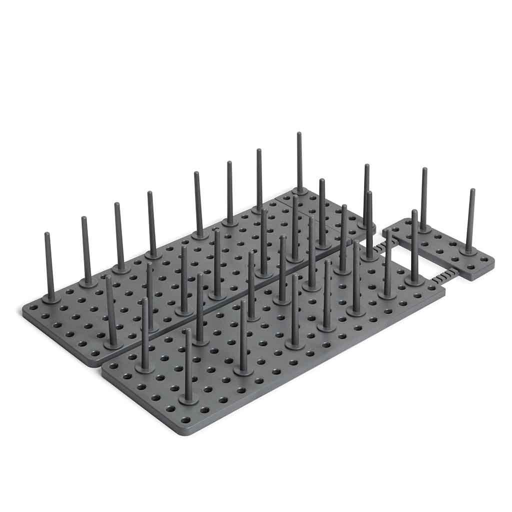 Organizador Gris Para Cocina 55X15X10Cm