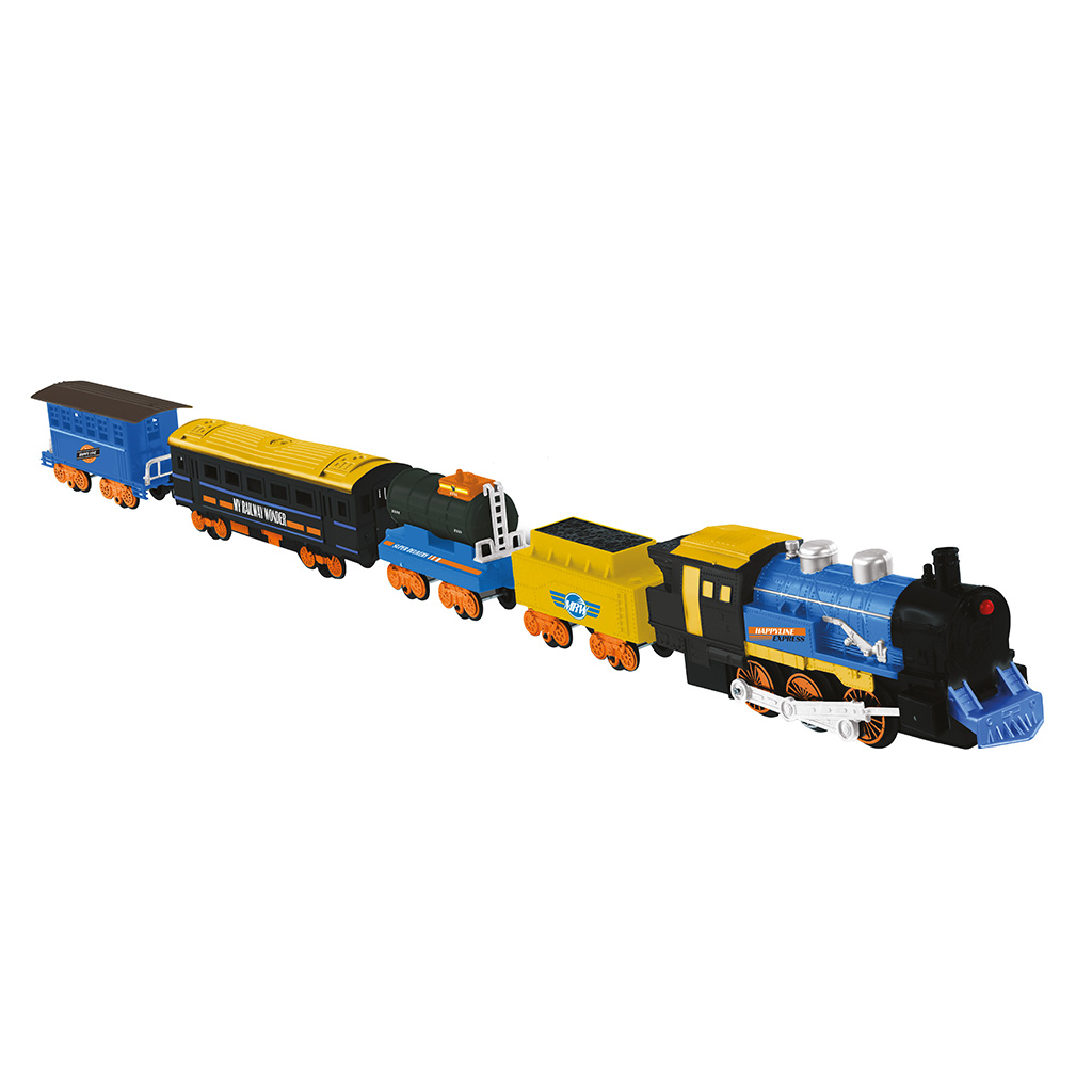 Tren clásico de juguete con 24 piezas