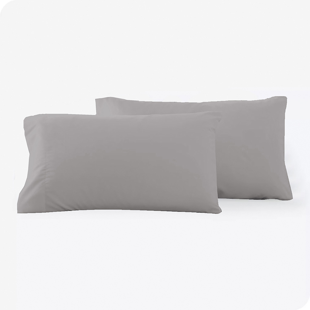 Funda Para Almohada Gris Set 2Pz 50X70Cm