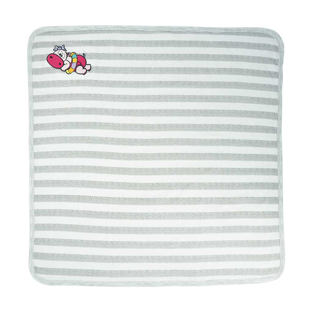Manta De Niña Con Estampado Rayado Baby Look