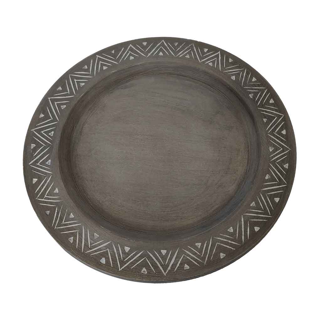 Plato Redondo 34X34X1.5Cm