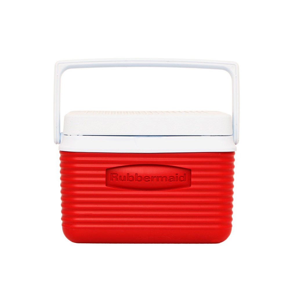 Hielera Rojo 5 Cuartos Rubbermaid