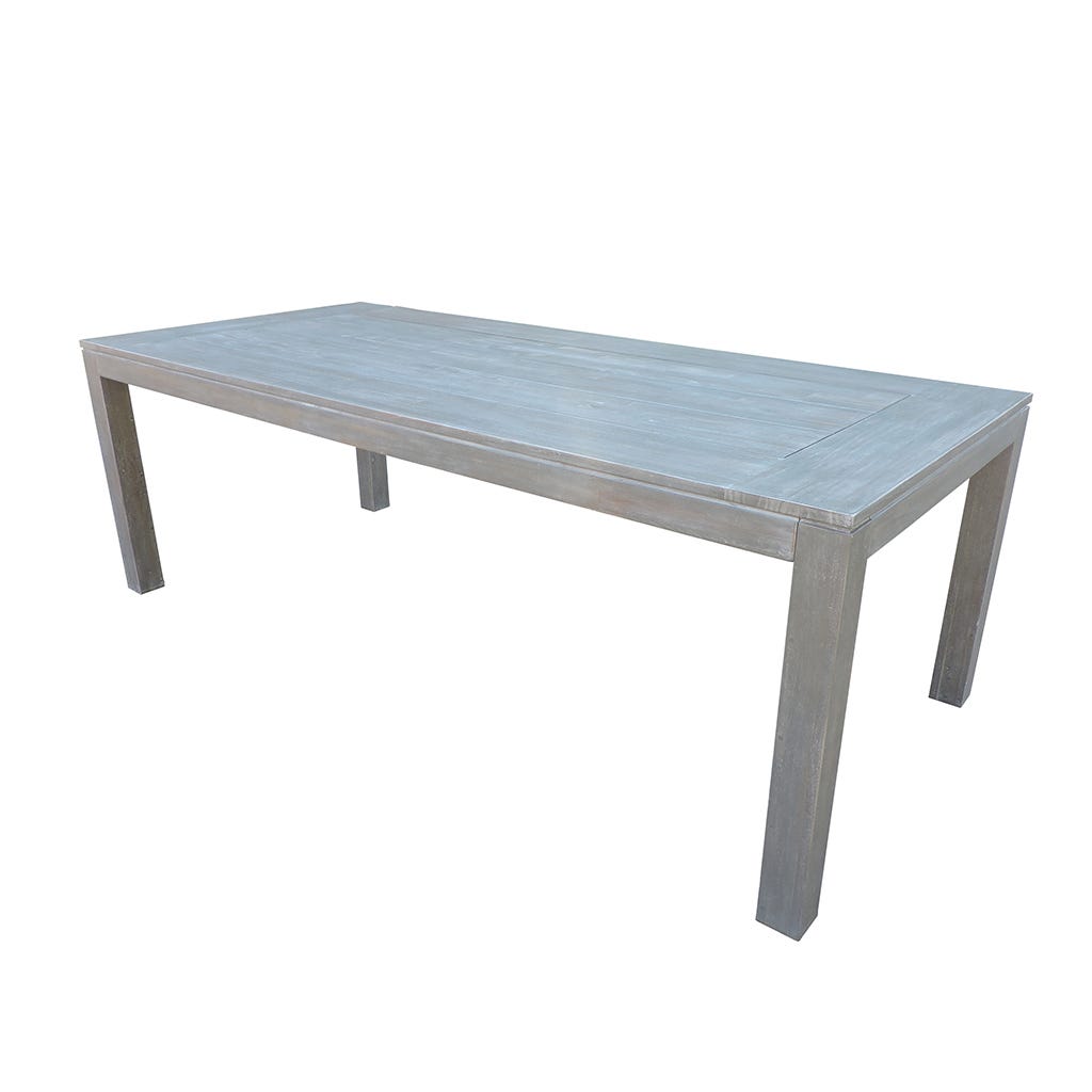 MESA DE COMEDOR GRIS DE MADERA TAMIL 180X90X75CM