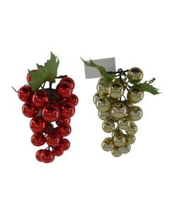 Adorno De Uvas Para Colgar Colores Surtidos 17 Cm