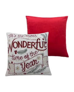 Cojín "Its The Most Wonderful Time Of The Year" 45X45Cm