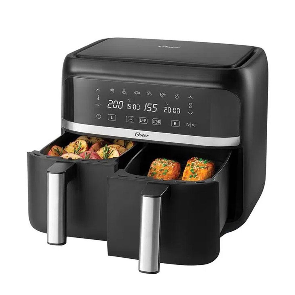 Freidora De Aire Digital Con 2 Canastas 3.8L Oster