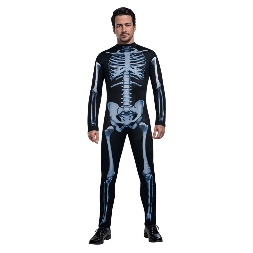 Disfraz De Hombre Esqueleto (Adulto)