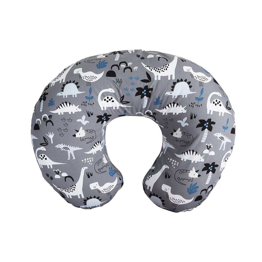 Almohada de Lactancia Boppy Dinosaurios Grises 