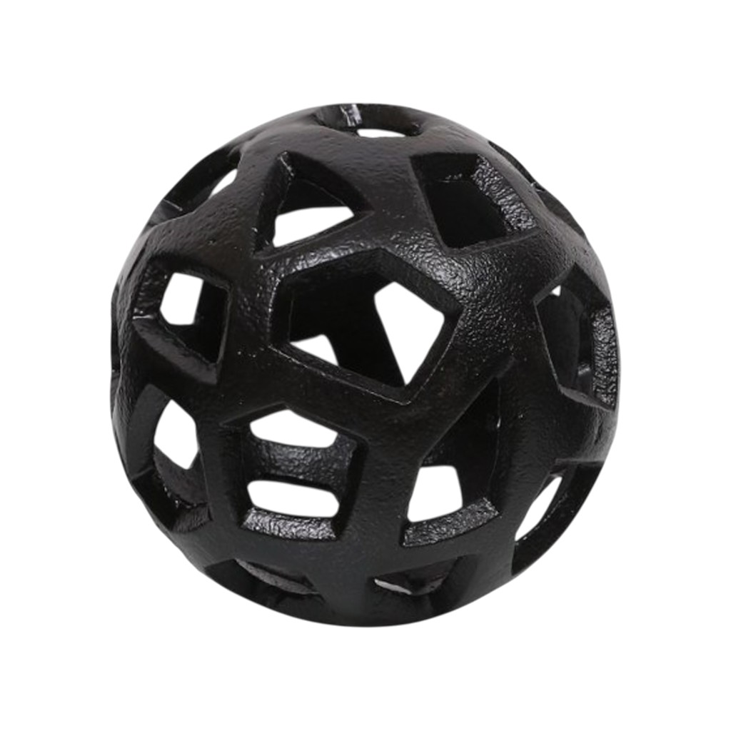 Esfera Decorativa Negra 10X10X10Cm