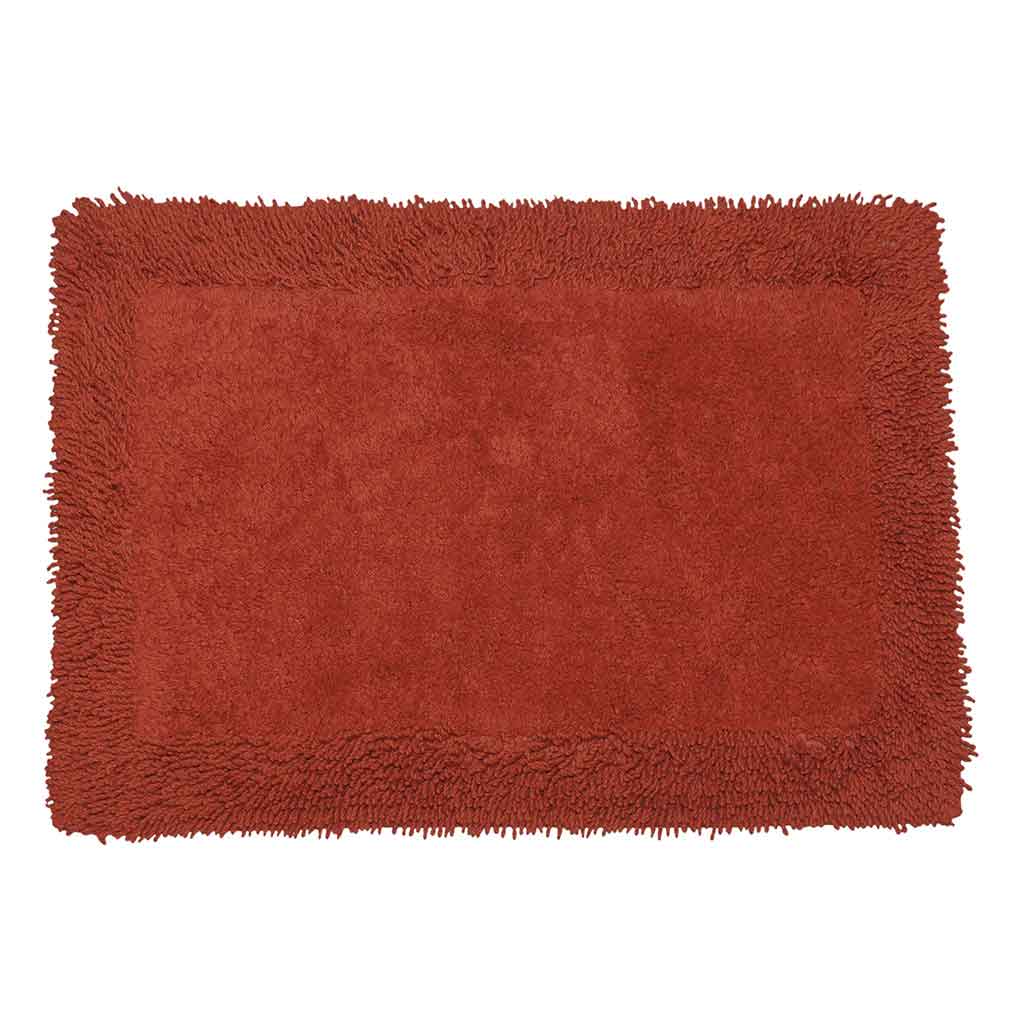 Alfombra de baño de color marron 50X80CM