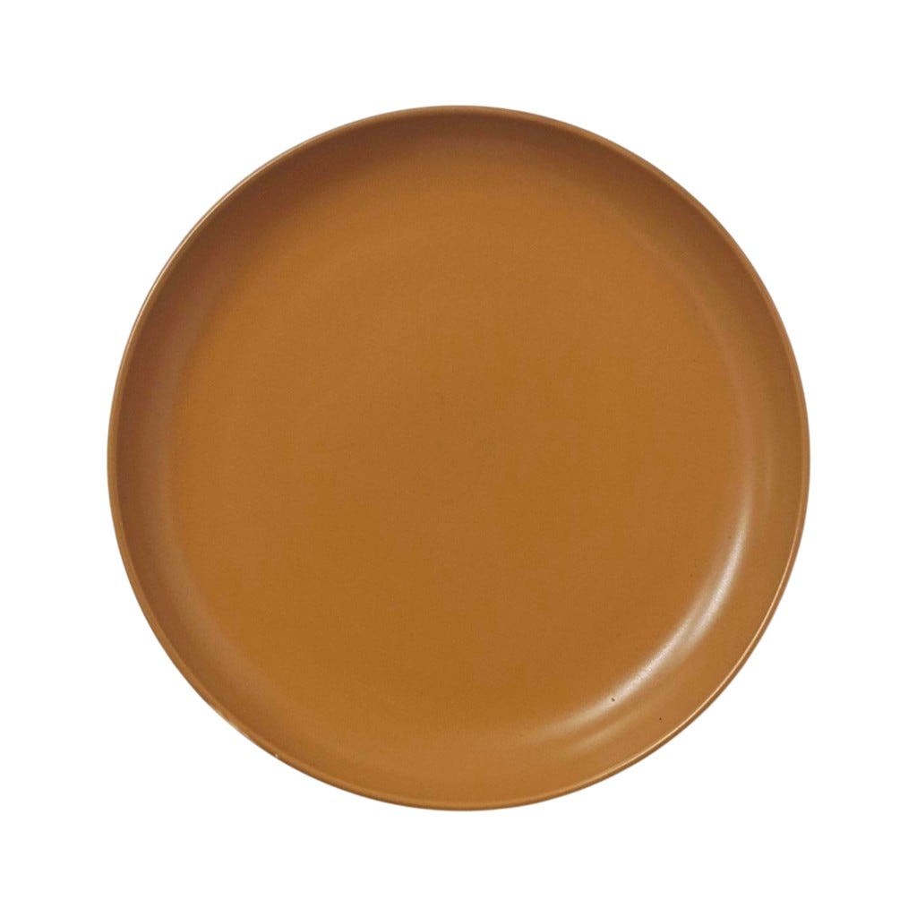 Plato De Ensalada Amarillo 22Cm