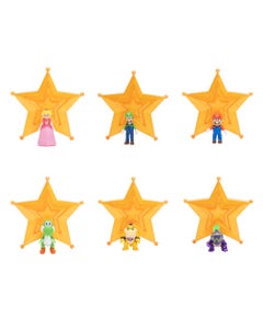 Super Mario Galaxy Figuras Con Base De Estrella Surtidas