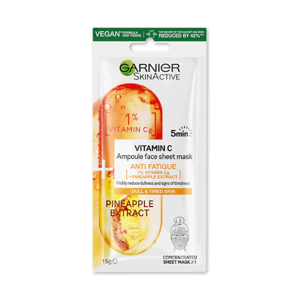 Mascarilla Facial De Piña Y Vitamina C