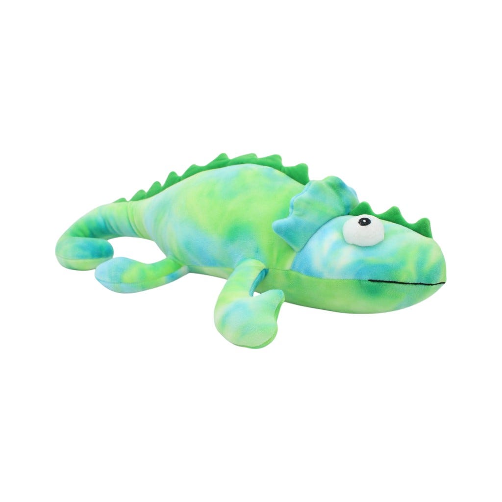 Camaleón De Peluche Verde 50Cm