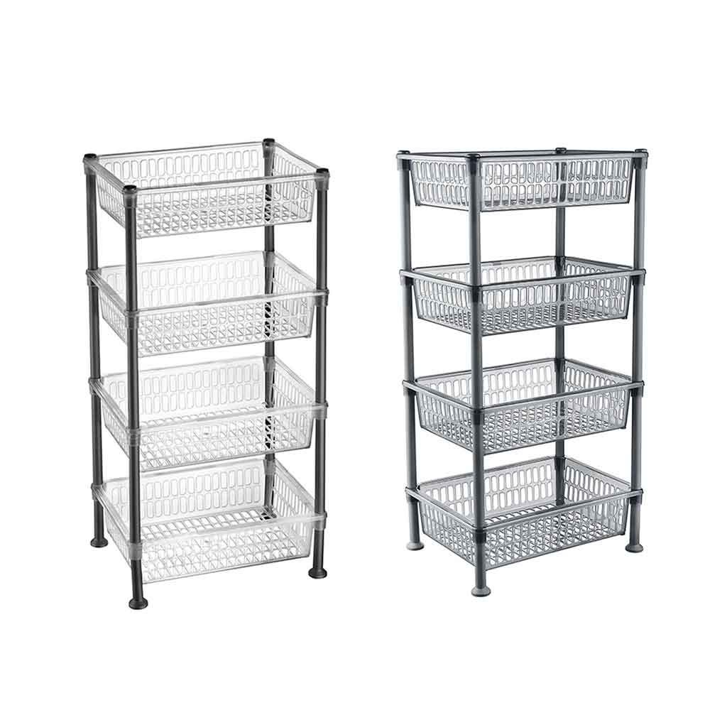 Estante Organizador De 4 Niveles 39.5X30X80Cm