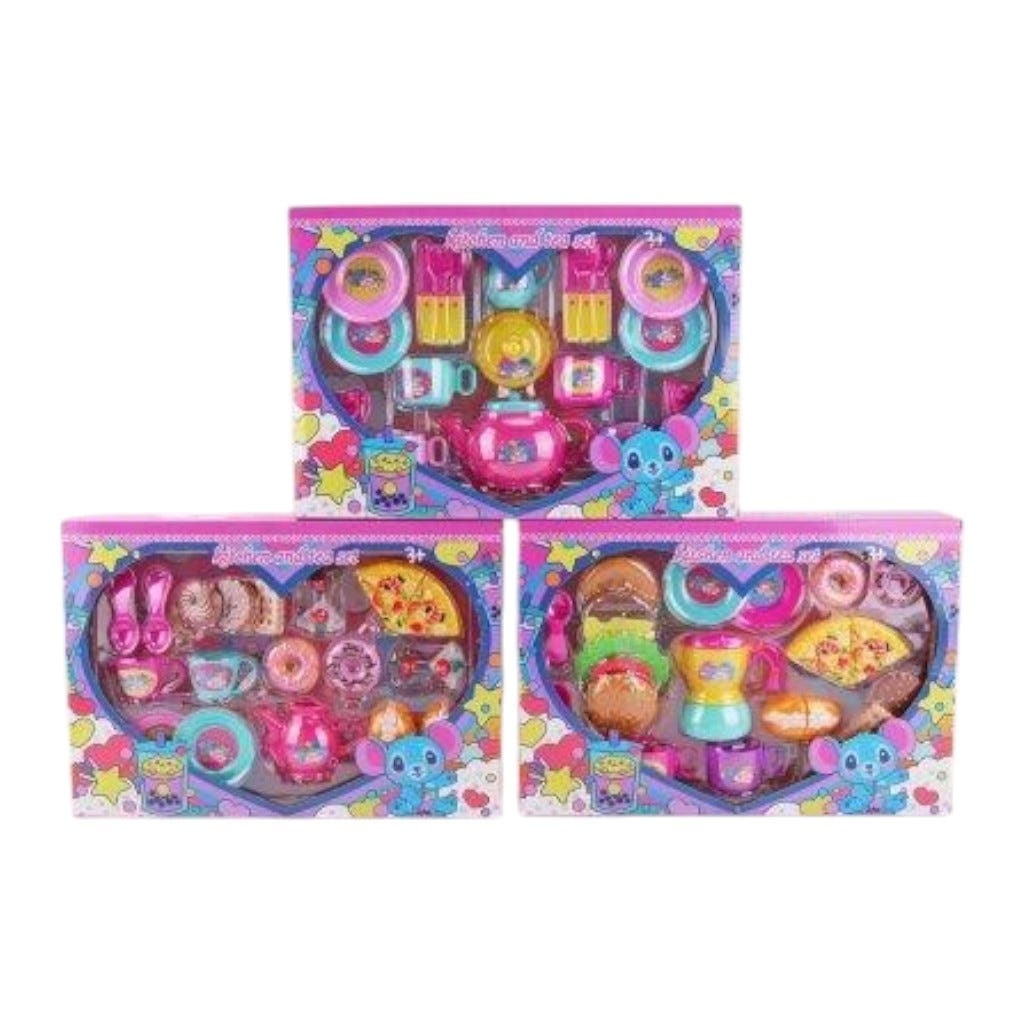 Set De Té Mediano Lunares Surtidos