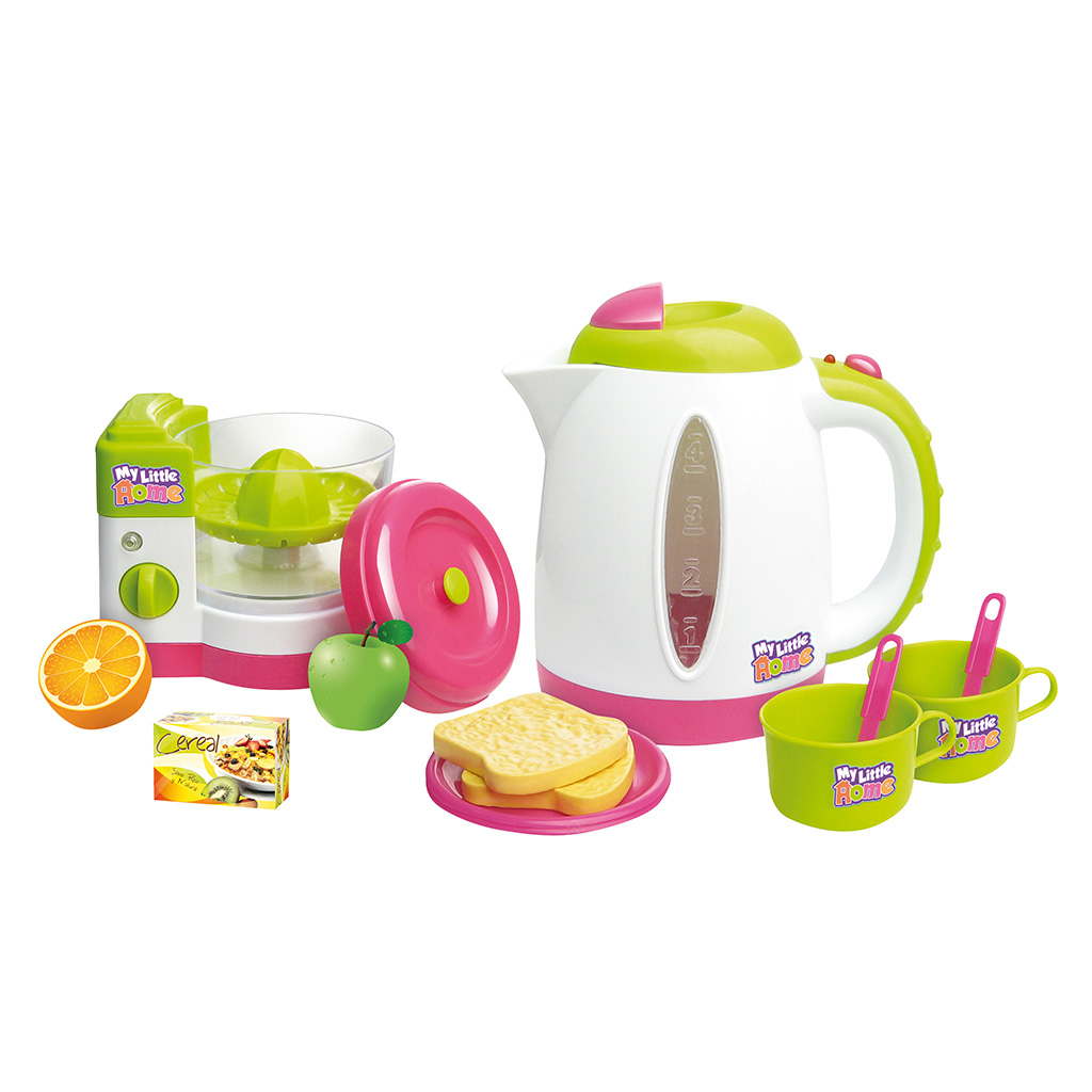 Juego de exprimidor y hervidor