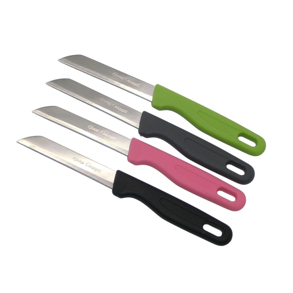 Cuchillo De Fruta Set De 2 Pzas Colores Surtidos