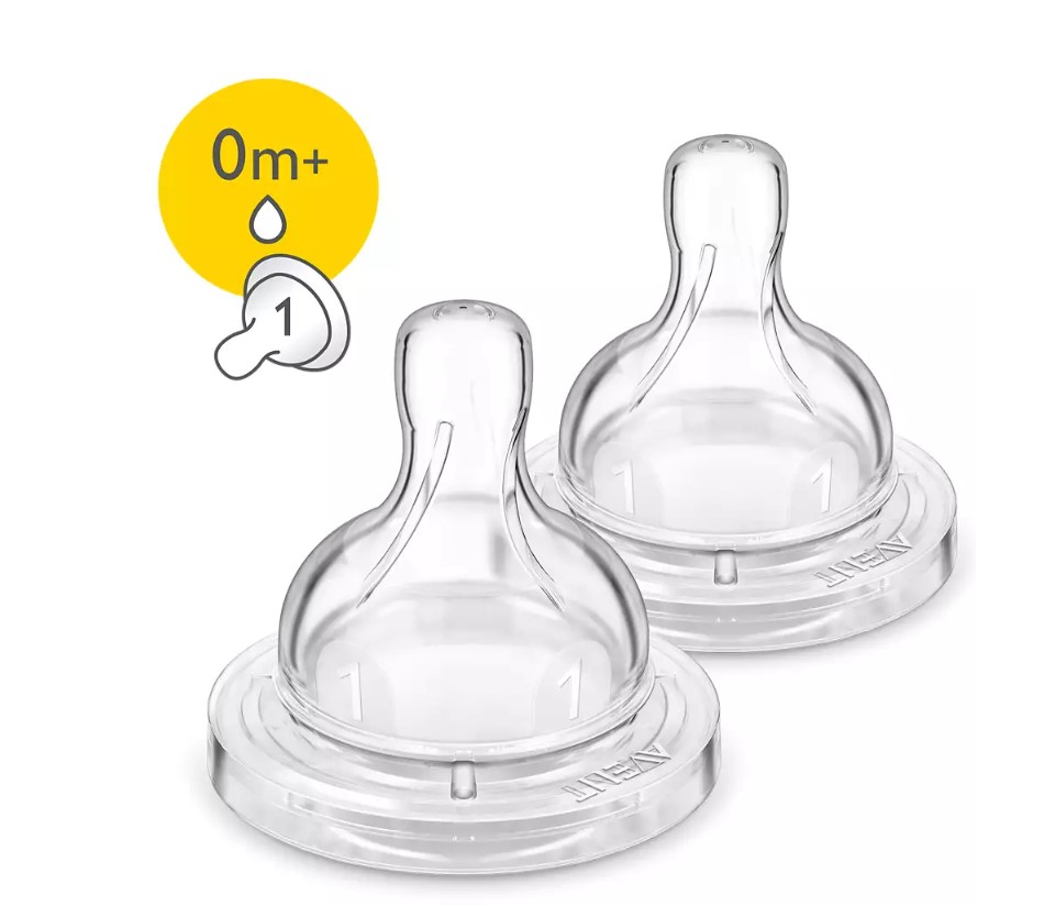 Set De 2 Tetinas Avent Para Recién Nacido De 0 Meses