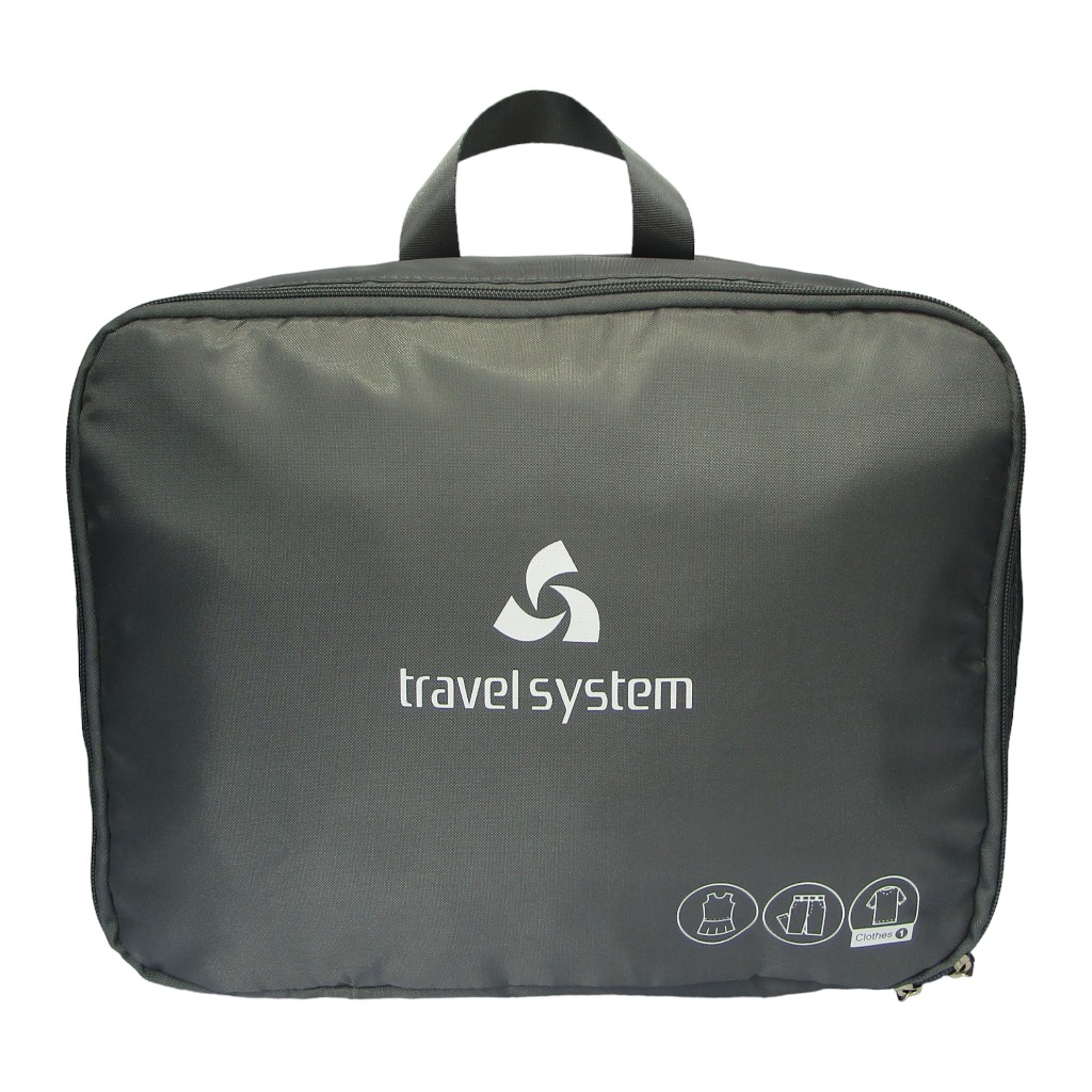 Estuche De Viaje Gris 35X26X10Cm